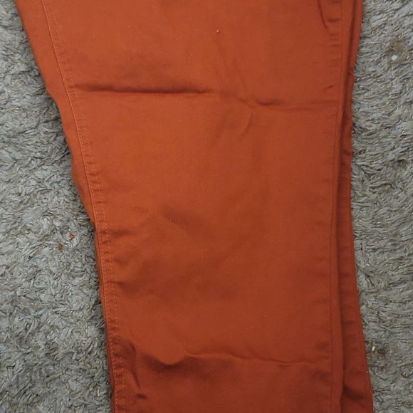 Classic PLUS   High Rise Rust Colored Bootcut Jeans Sized16W - Picture 6 of 13
